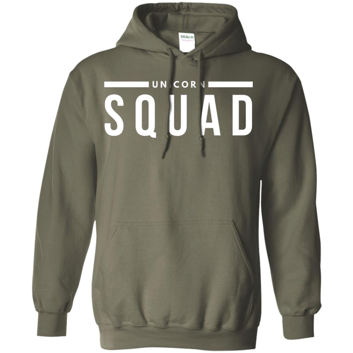 Funny Unicorn Squad Unicorn Lovers T-shirt Military Green