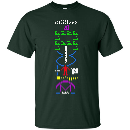 Astronomer T-shirt 1974 Arecibo Message Cool Space Exploration Forest Green