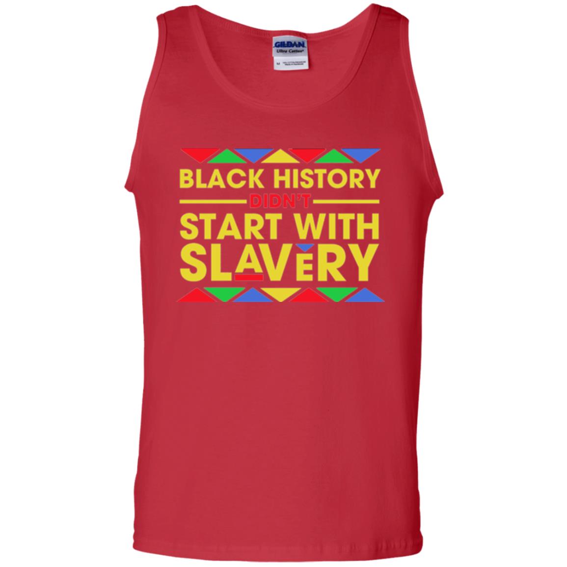 Black History Didn_t Start With Slavery T-shirt Human Rights Red