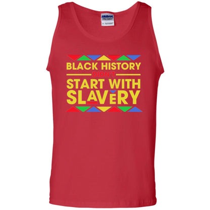 Black History Didn_t Start With Slavery T-shirt Human Rights Red