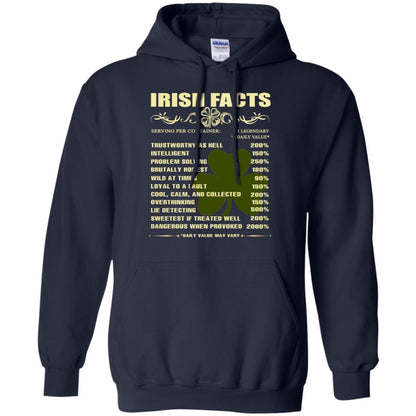 Irish Facts Intelligent Problem Solving Shirt Navy