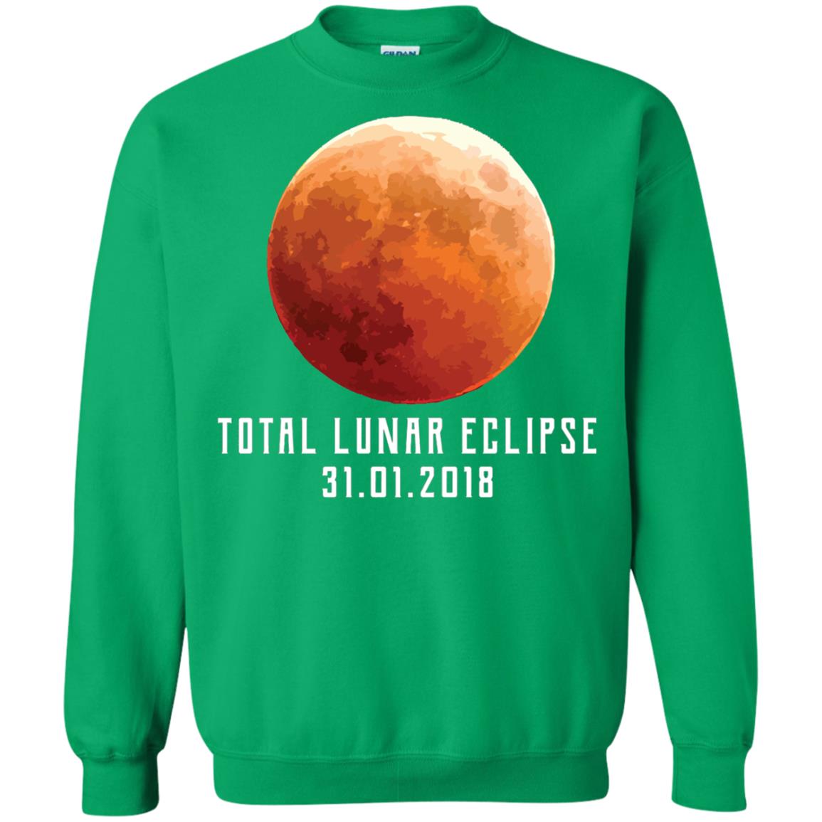 Total Lunar Eclipse Shirt 2018 Astronomy Gift Blood Moon Irish Green