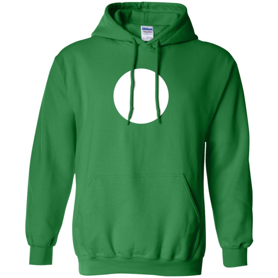 Big White Dot T-shirt Irish Green