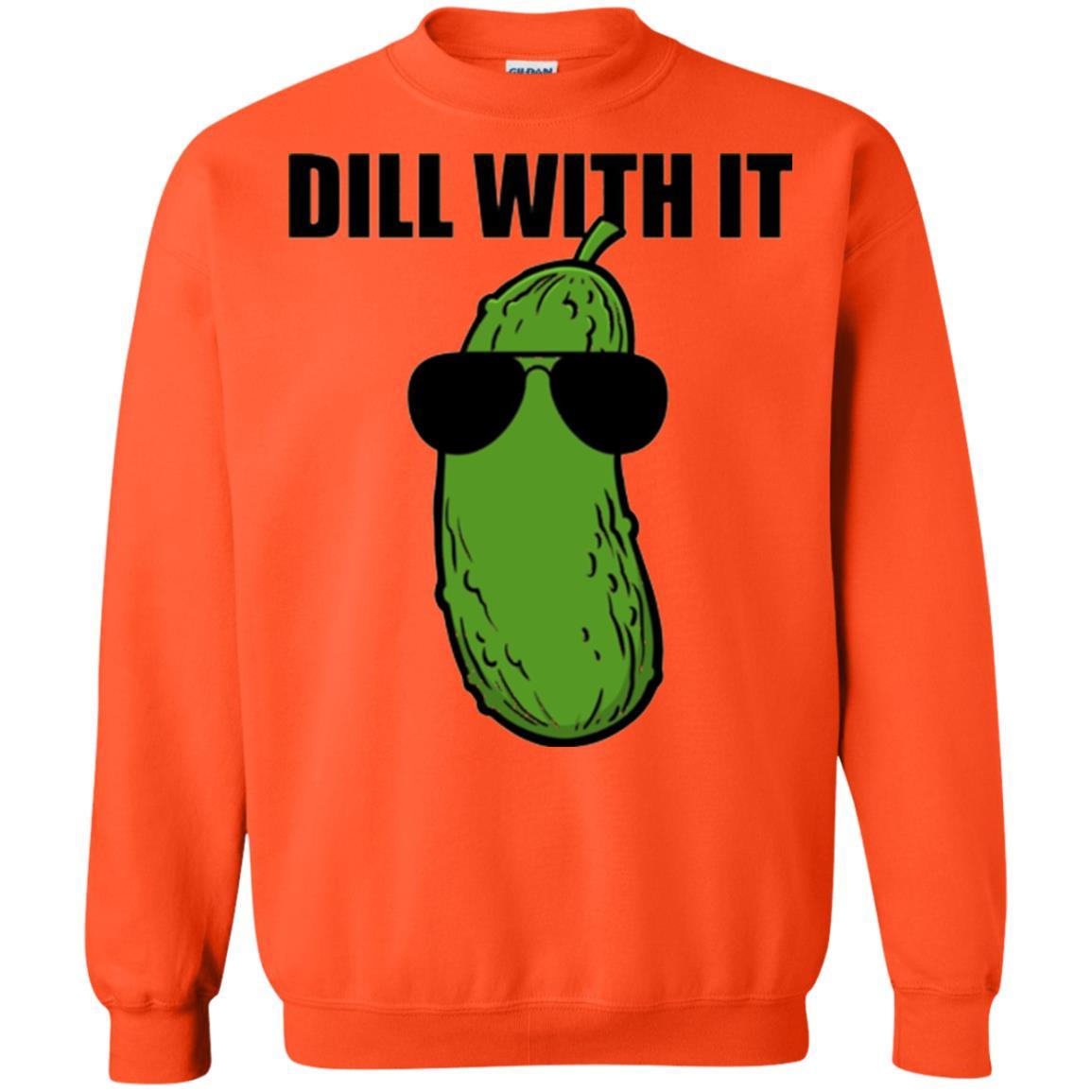 Cucumber T-shirt Dill With It Orange