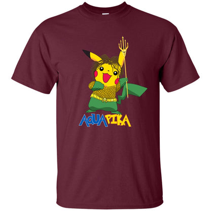 Aquapika Aquaman Piakachu Fan Shirt Maroon