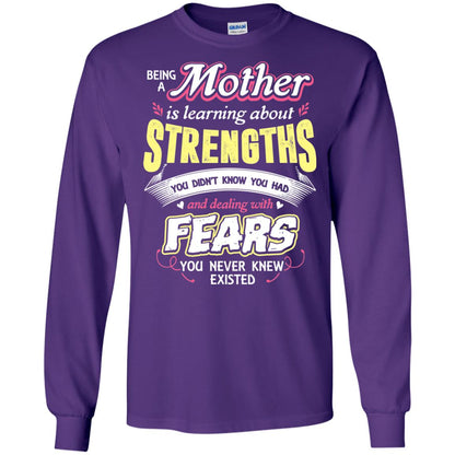 Being A Mother Is Learning About Strengths You Dont Know You Had And Deal With Fears You Never Knew Existed Purple