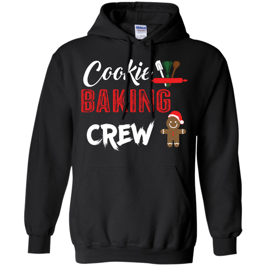 Christmas T-Shirt Cookie Baking Crew Black