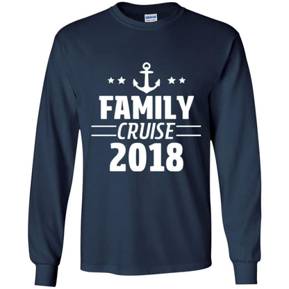 Family Cruise Vacation 2018 T-shirt Navy