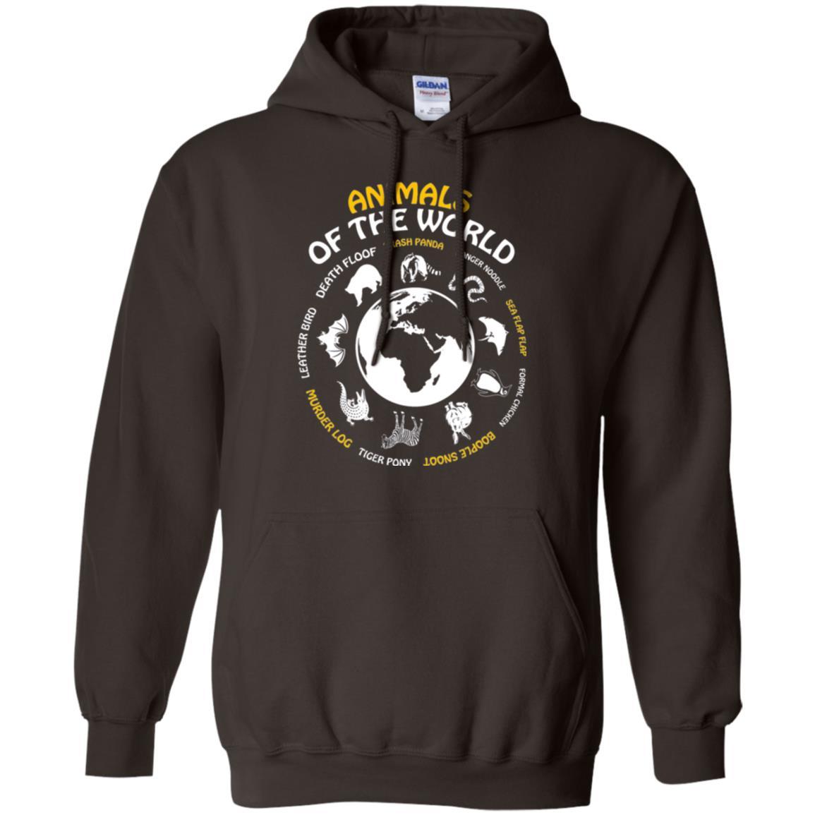 Rare Animals Of The World T-shirt Dark Chocolate