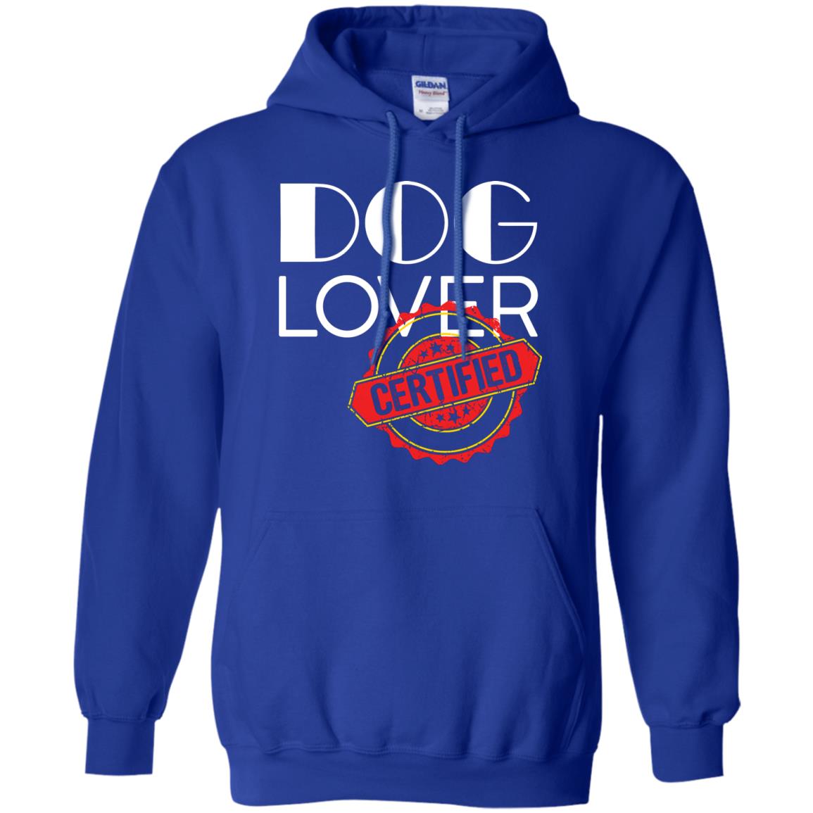Dog Lover T-shirt Certified Royal