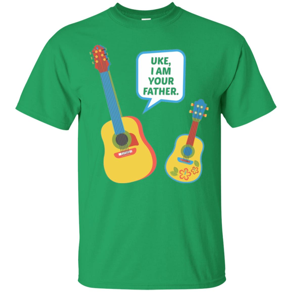 Ukulele Lovers T-shirt Uke I Am Your Father Irish Green