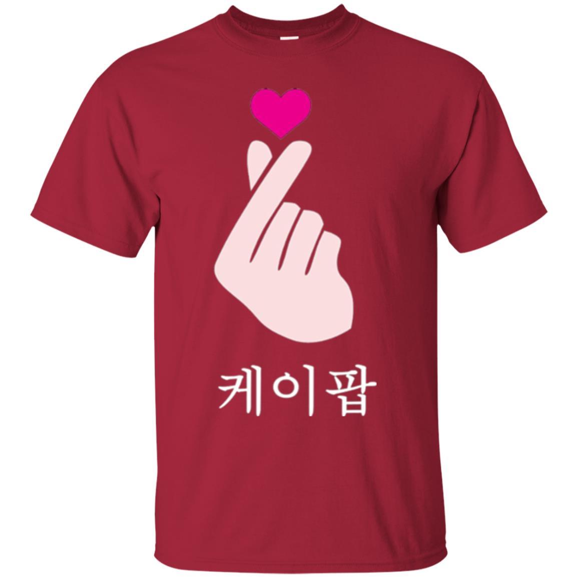 K-pop T-shirt Hand Symbol Cute Korean Music Cardinal