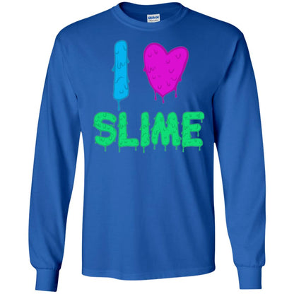 I Love Slime T-shirt Slime Lovers Royal