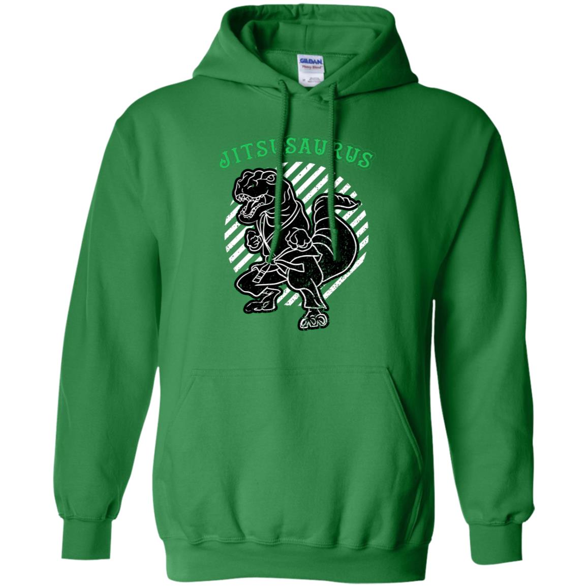 Jitsusaurus Jujutsu Saurus Shirt Irish Green