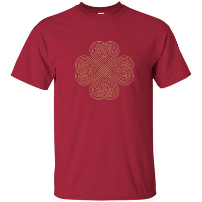 Irish Celtic Gold Knot Patricks Day Shirt Cardinal