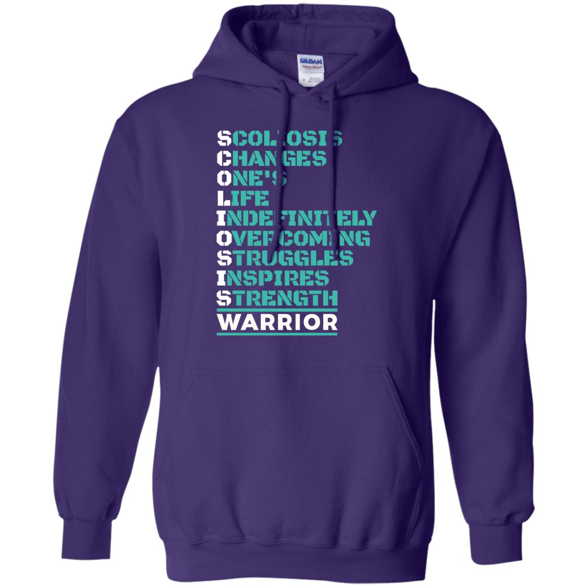 Changes One_s Life Indefinitely Overcoming Struggles Inspires Strength Coliosis Warrior Purple
