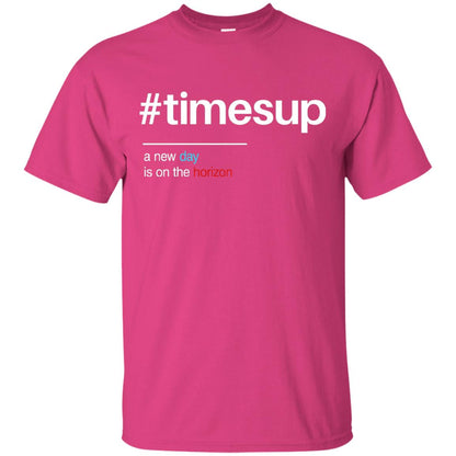 Women_s Right T-shirt Hash Tag Times Up Heliconia
