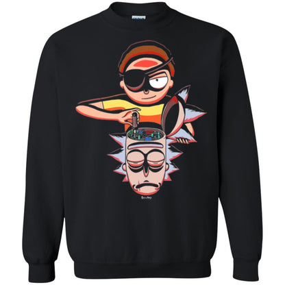 Film T-shirt Cartoon Lover Evil Morty Black