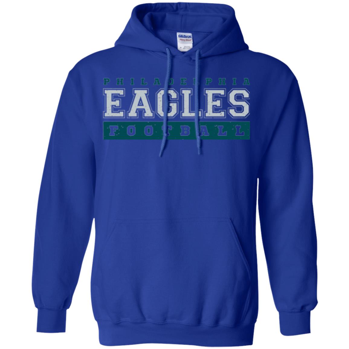 Football Lover T-shirt Philadelphia Football Fly Eagles Fly Collegiate Royal