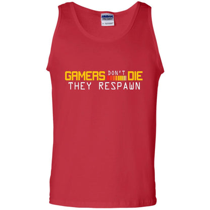 Gamers Don’t Die They Respawn Best T-shirt For Gamer Red