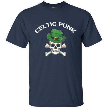 Celtic Punk Rock Irish St. Patrick_s Day T-shirt Navy