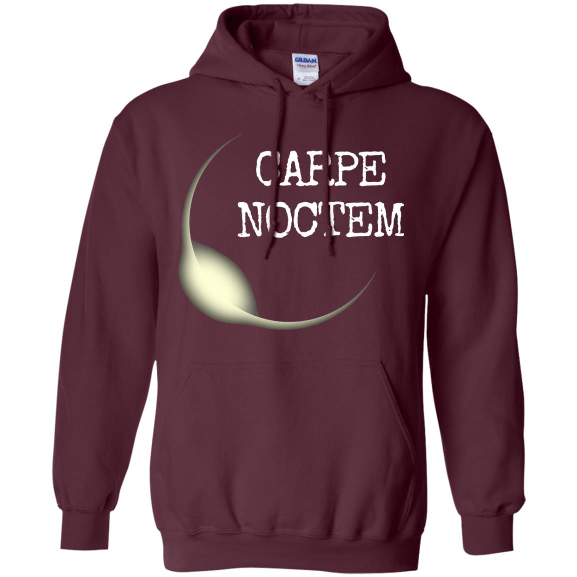 Carpe Noctem Lunar Eclipse T Shirt Maroon