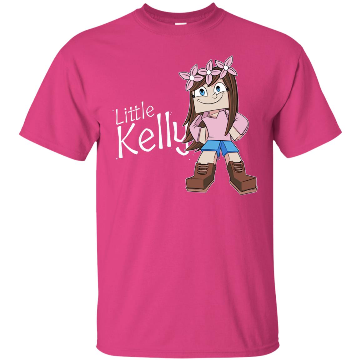 Little Kelly Minecraft Little Club Adventures Shirt Heliconia