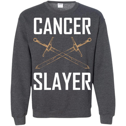Cancer Slayer Cancer Survivor Shirt Dark Heather