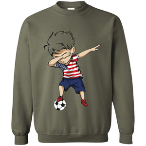 Dabbing Soccer Boy United States Jersey Shirt Usa Football