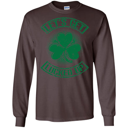Let_s Get Lucked Up St. Patrick_s Day T-shirt Dark Chocolate
