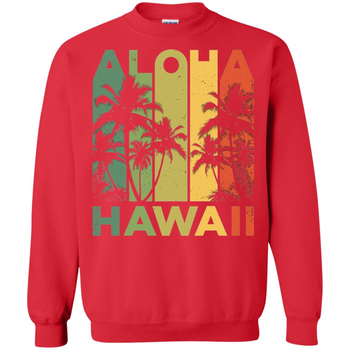 Vintage Hawaiian Islands T-Shirt Red