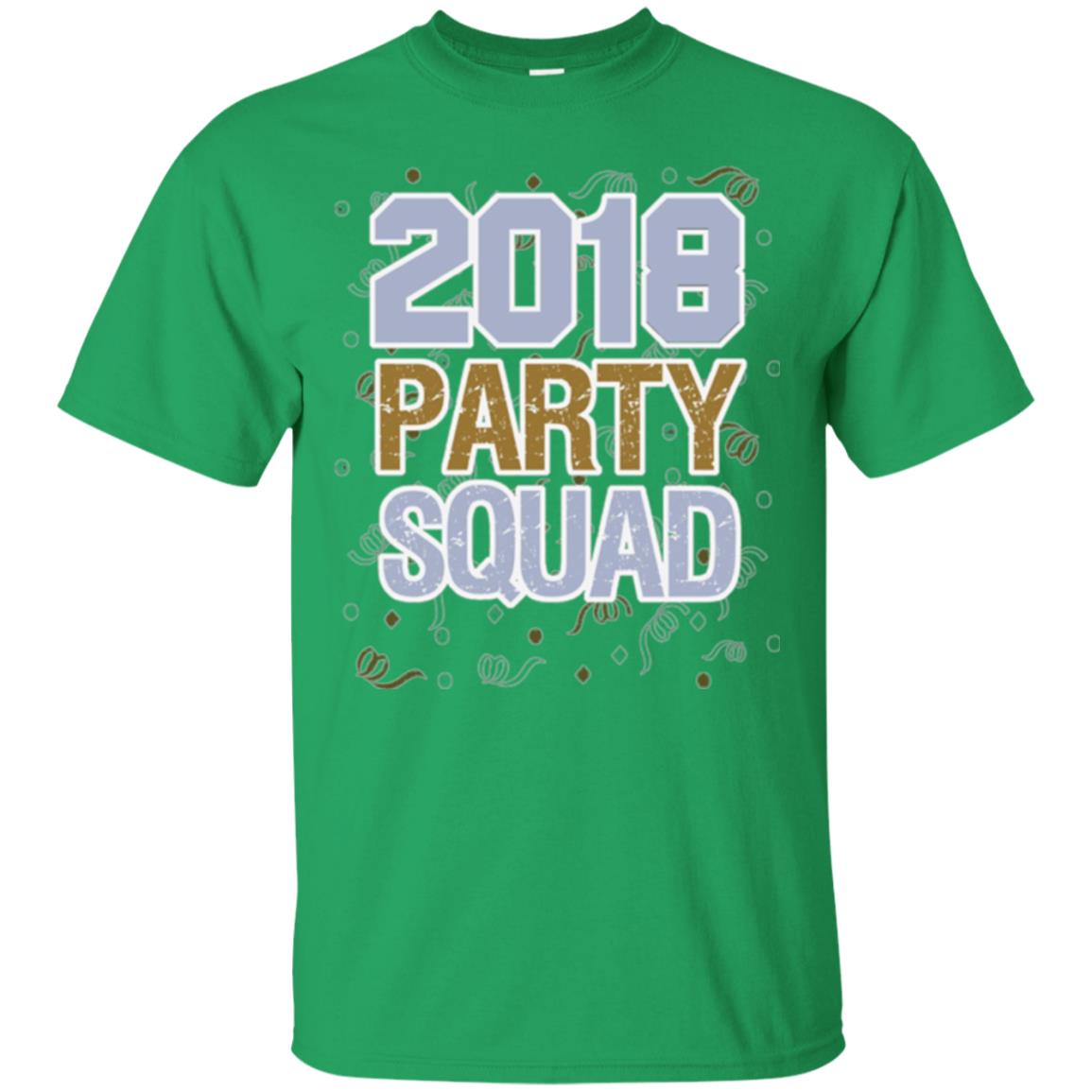 New Years Eve 2018 T-shirt Party Squad Irish Green