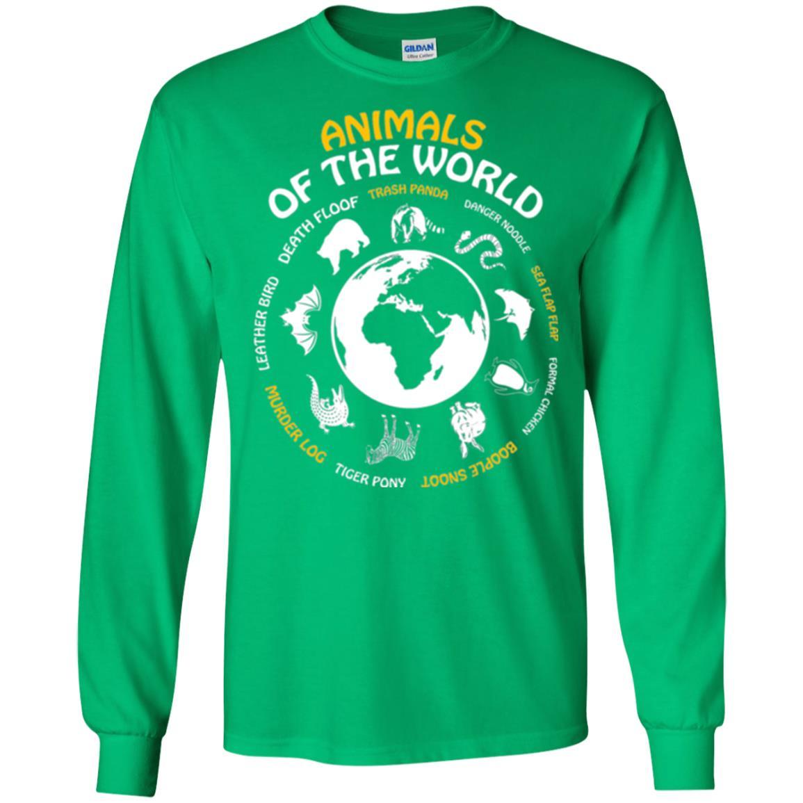 Rare Animals Of The World T-shirt Irish Green