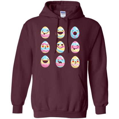 Egg Emoji Easter Happy Egg Hunt For Kids T-shirt Maroon