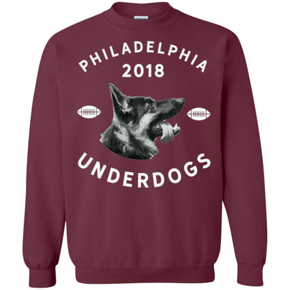 Dog Lover T-shirt Philly Philadelphia Underdogs 2018 Game Day Maroon