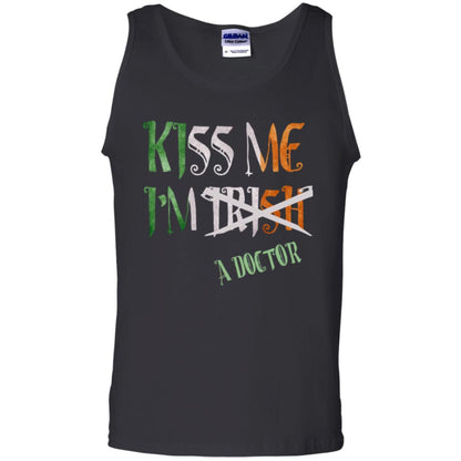 Saint Patrick's Day T-shirt Kiss Me I'm Irish A Doctor Black