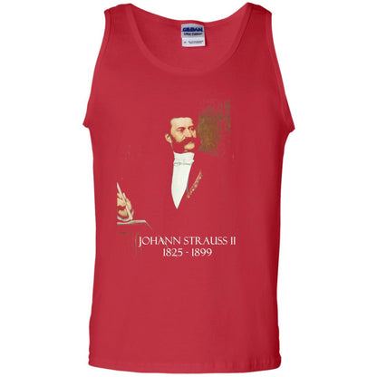 Musician T-shirt Johann Strauss Ii Red