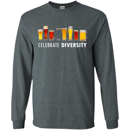 Beer Lovers T-shirt Celebrate Diversity Dark Heather