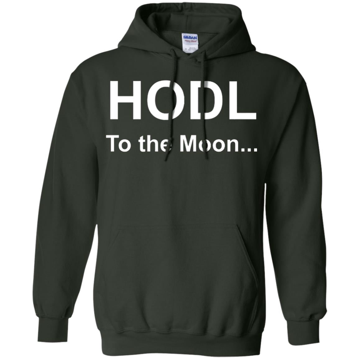 Bitcoin Cryptocurrency T-shirt Forest Green