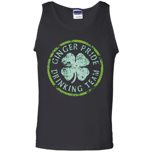 Funny Ginger Pride Drinking Team Irish T-shirt Black