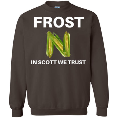 Frost Scott We Trust Nebraska Football Coach T-shirt Dark Chocolate