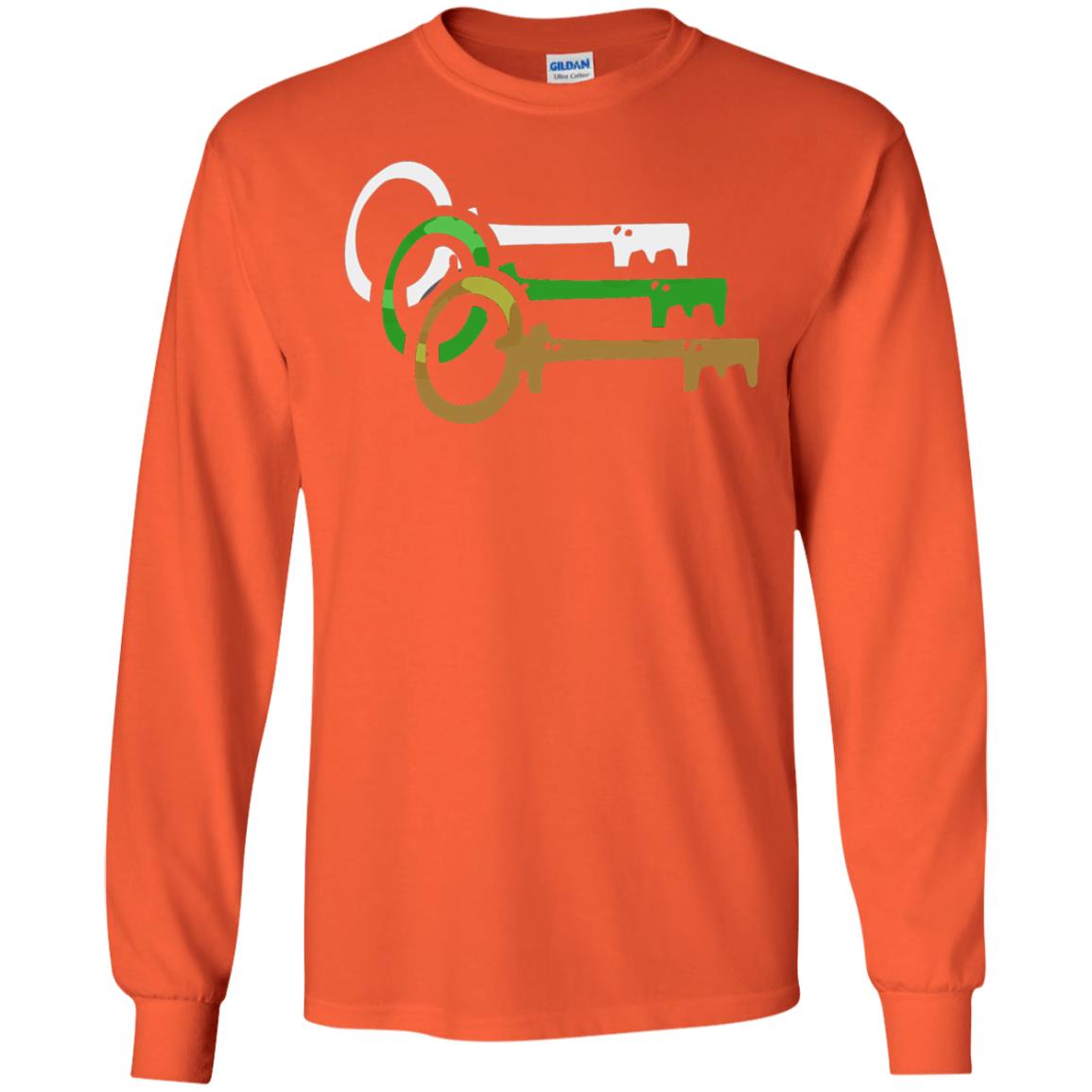 Player One Ready Keys Gamer T-shirt Orange