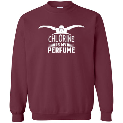 Swimmer T-shirt Chloring Is My Perfume T-shirt Maroon