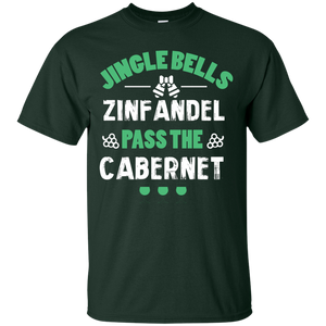 Christmas T-Shirt Jingle Bells Zinfandel Pass The Cabernet