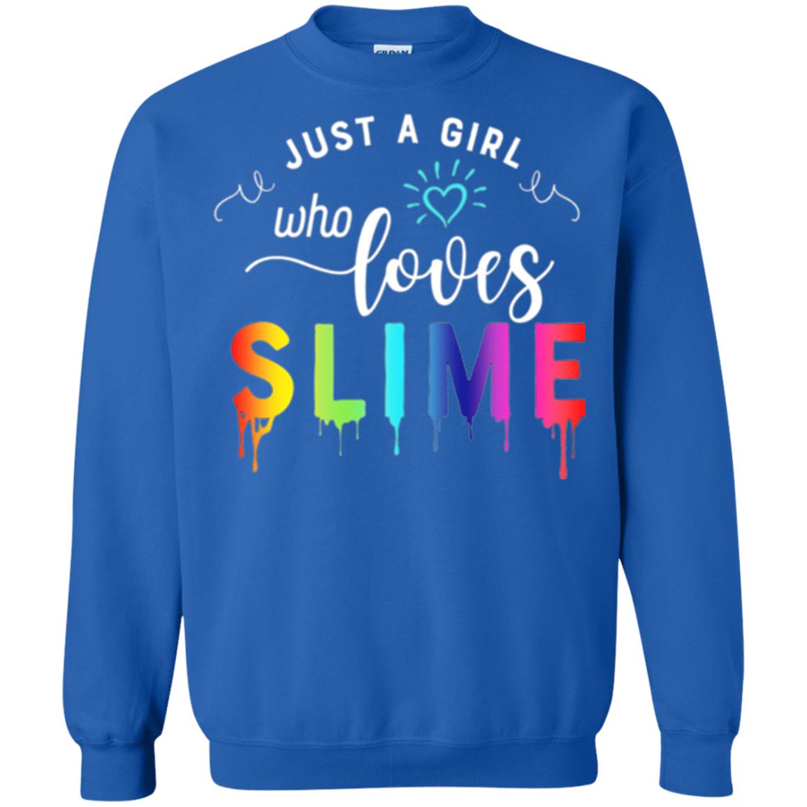 Slime Lover T-shirt Just A Girl Who Loves Slime Royal