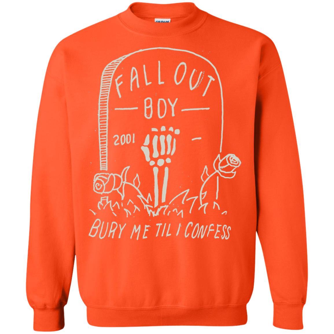 Fall Out Boy Bury Me Till I Confess T-shirt Orange