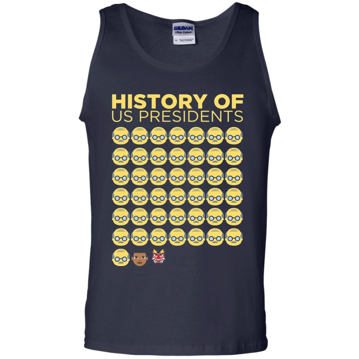 Anti Trump T-shirt History Of Us Presidents Navy