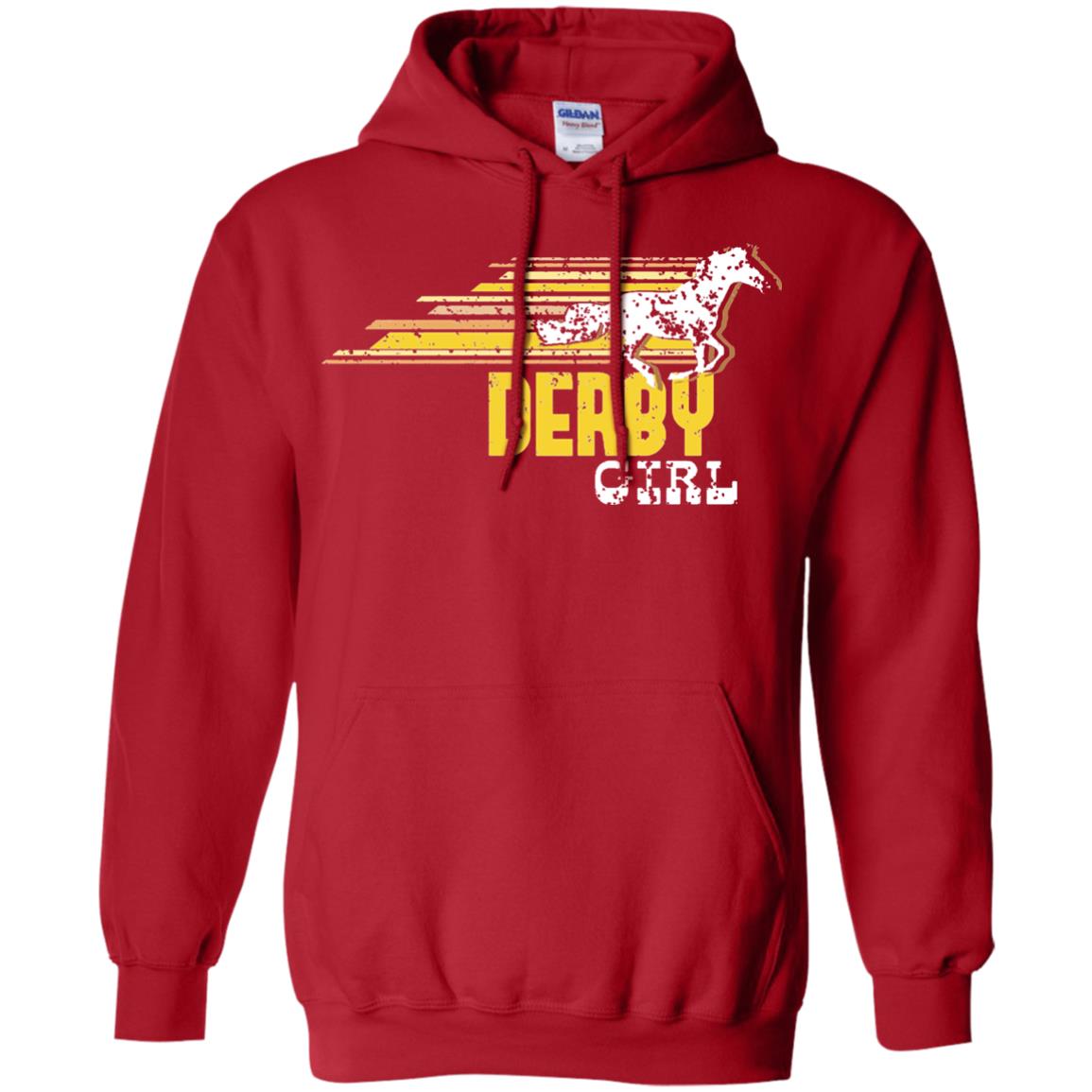 Derby Girl Derby Women Horse Race Shirt Red