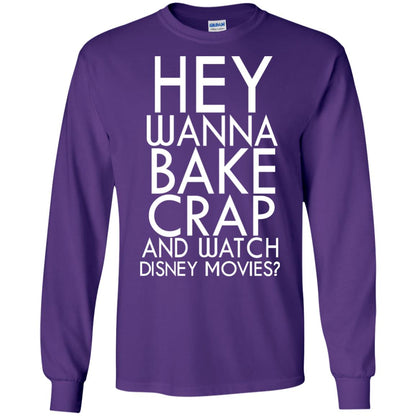 Hey Wanna Bake Crap And Wacth Disney Movie Purple