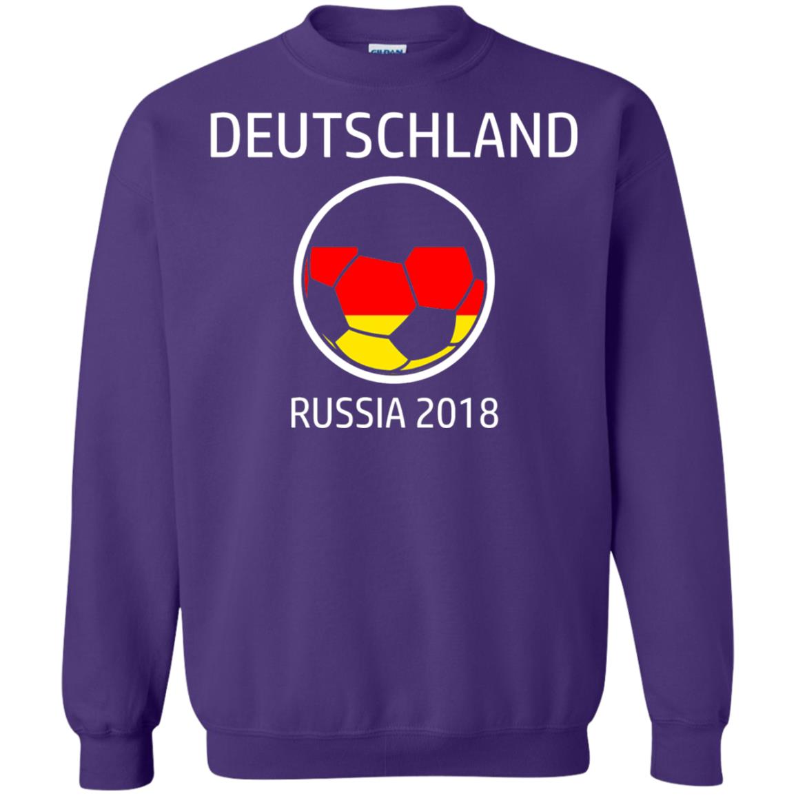 Deutschland Team Russia 2018 Soccer Fan T-shirt Purple